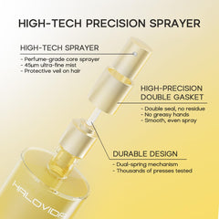 HALOVIDA Hair Oil suitable for dry or damp hair before styling