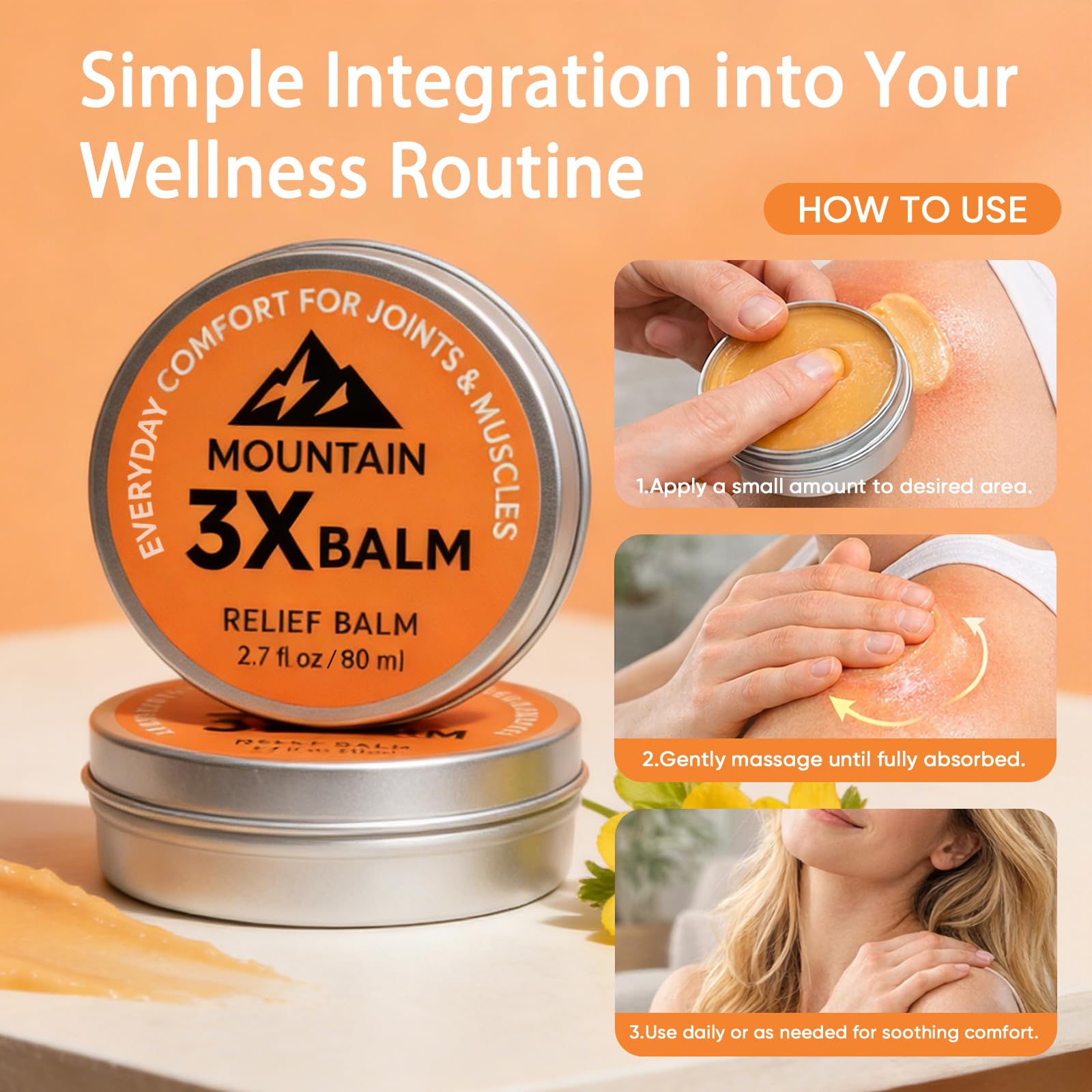 Halpilt Mountain 3X Relief Balm supports a simple self care ritual