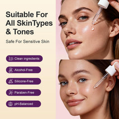 Halsyse lightweight serum texture absorbs quickly for routine use