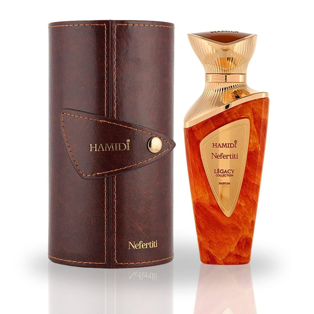 Hamidi Nefertiti unisex fragrance bottle front view for versatile daily wear