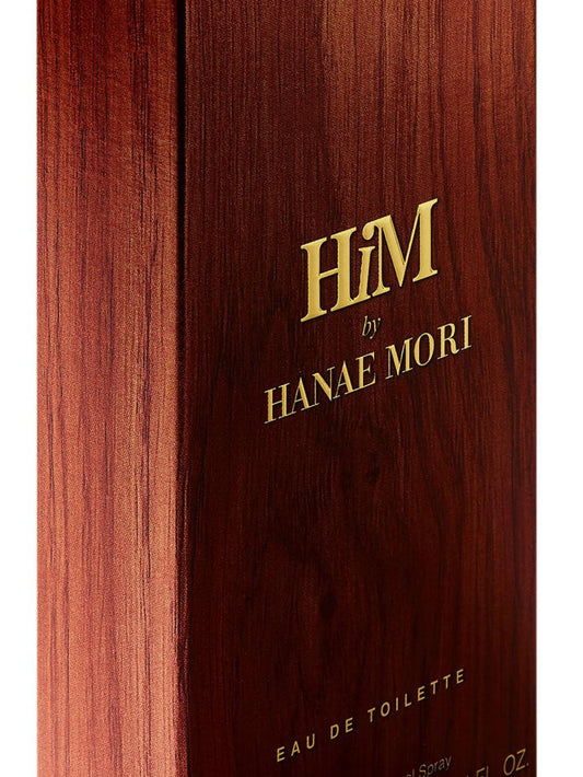 Hanae Mori Him EDT bottle front view for daily confidence.