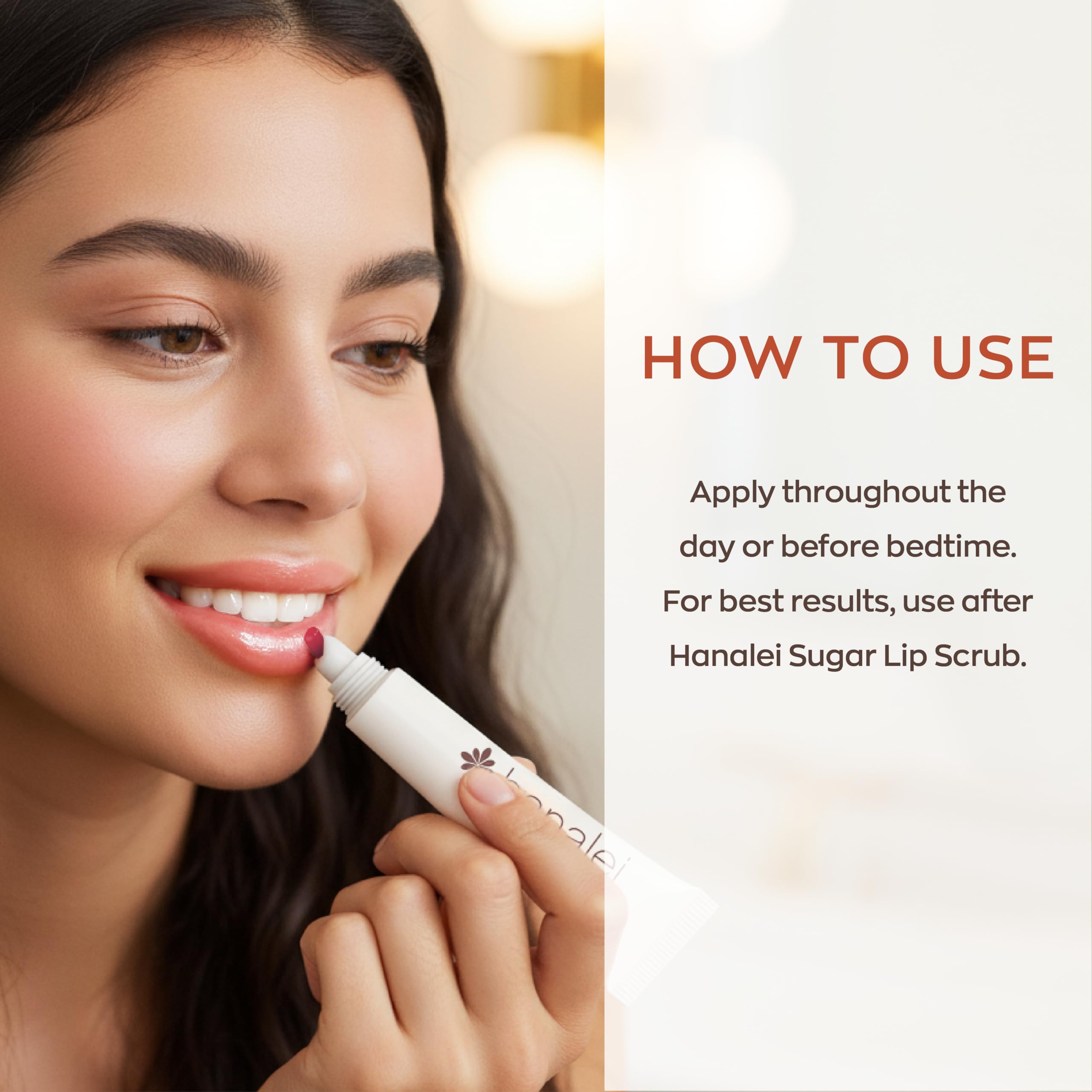 Hanalei Lip Treatment cruelty-free logo signals ethical lip care.