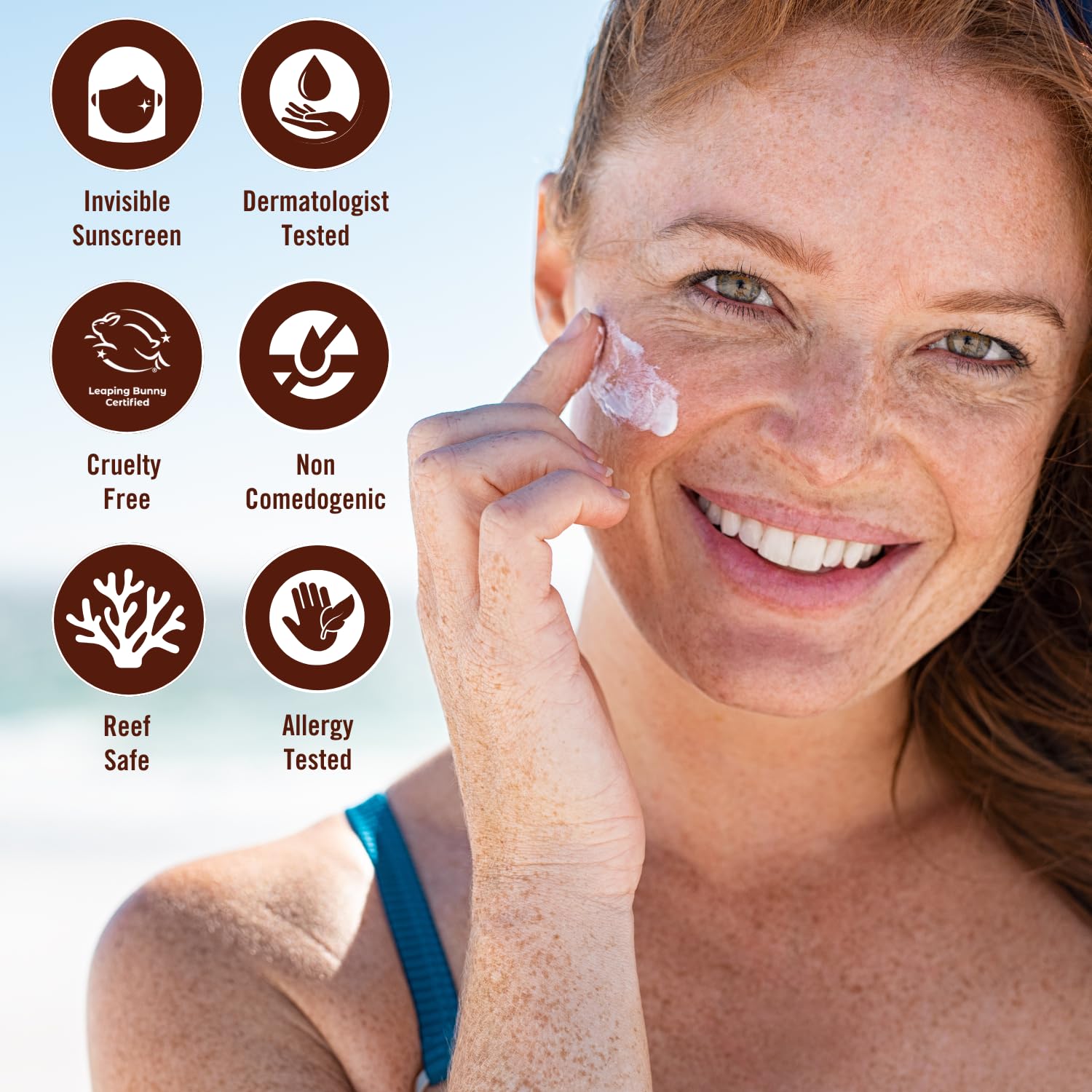 Hanalei Mineral Sunscreen Face Moisturizer SPF 50 easy daily use pump.