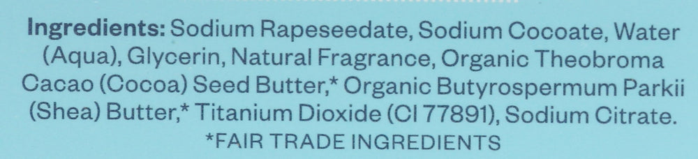 Hand in Hand natural ingredients bar soap with sea salt texture for a spa-like feel