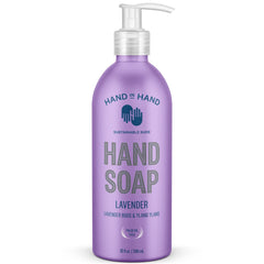 Hand in Hand nourishing liquid hand soap with ylang ylang scent offering calming ritual.