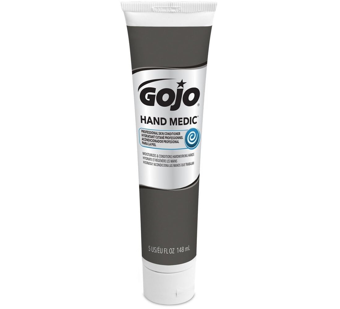 HAND MEDIC Professional Skin Conditioner being applied for fast absorption.