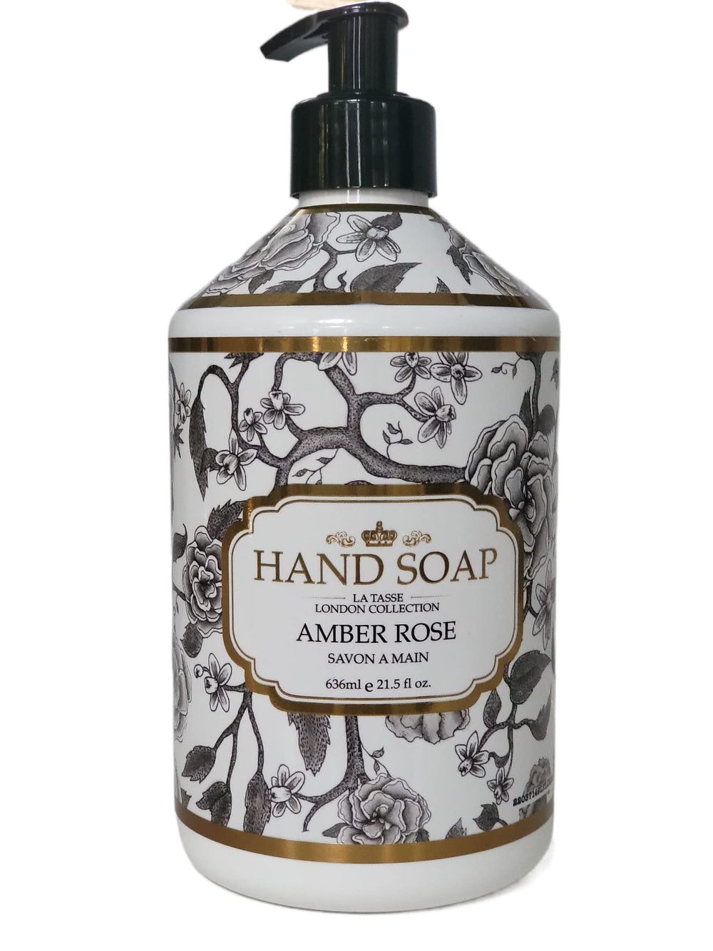 Hand Soap close-up showing rich lather and clear liquid texture.