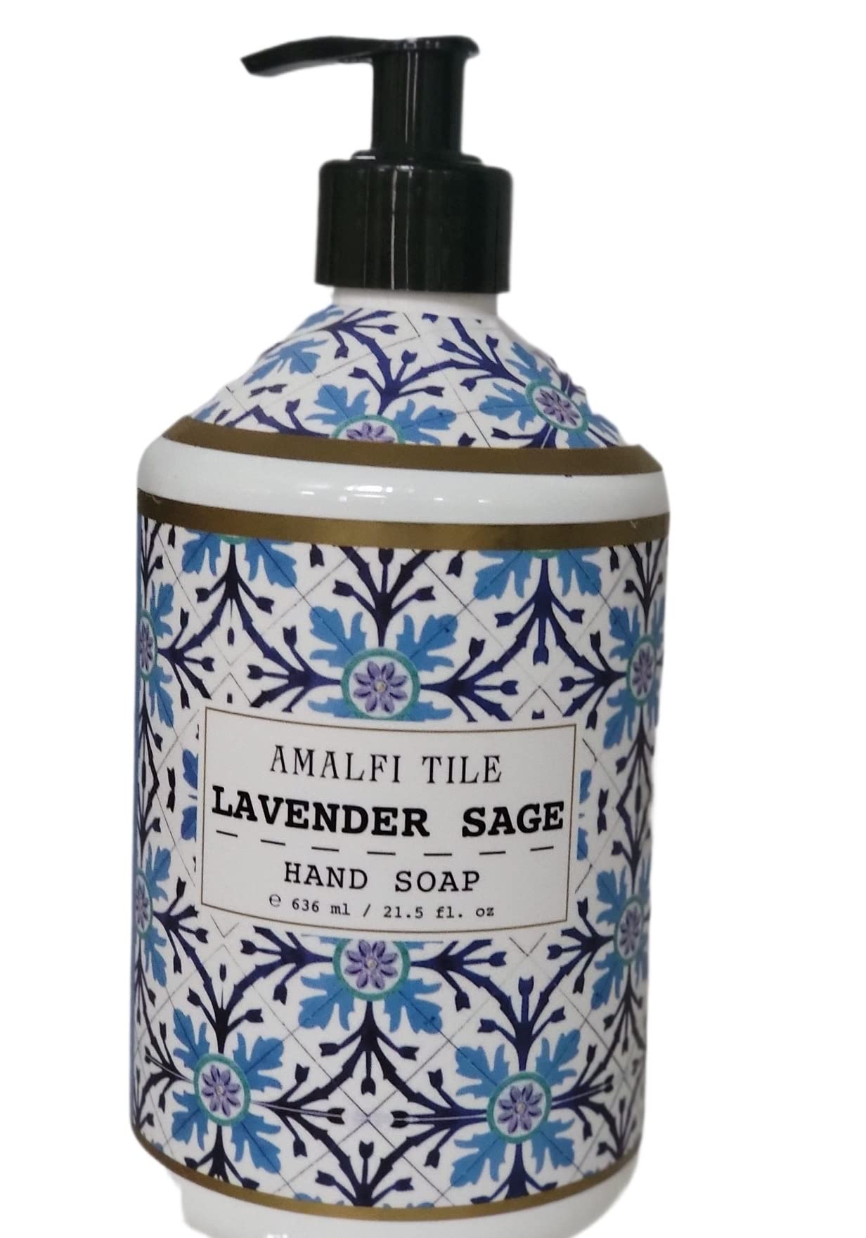 Hand Soap collection Italian-inspired design display on a sink or shelf.