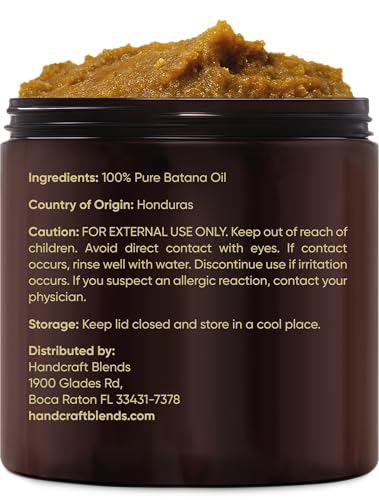 Handcraft Blends Batana Oil Ingredients — natural antioxidants and fatty acids