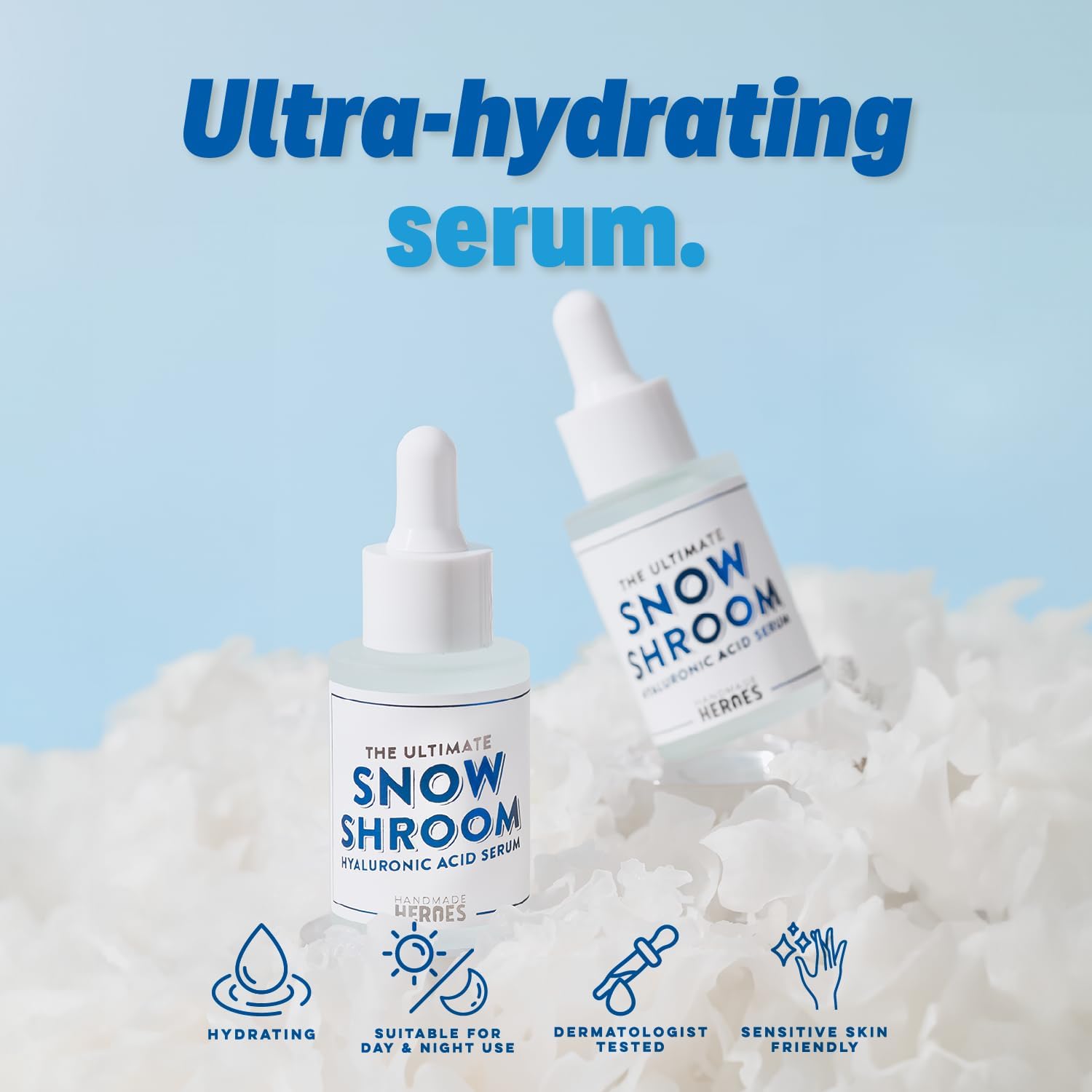 Handmade Heroes Tremella ingredients highlighting snow mushroom hydration
