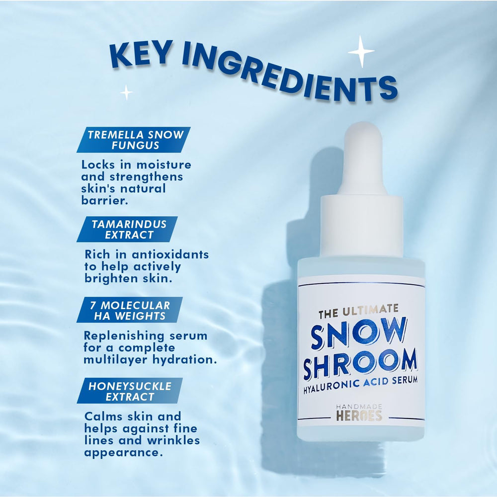 Handmade Heroes Tremella pump disperses serum for smooth application