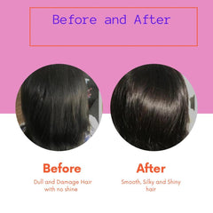 Handmade Onion Hair Oil applied before washing to protect strands and calm dryness
