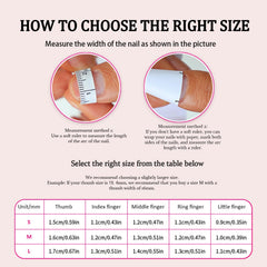 10 Pcs Handmade Press On Nails – easy at-home application for salon-like results.