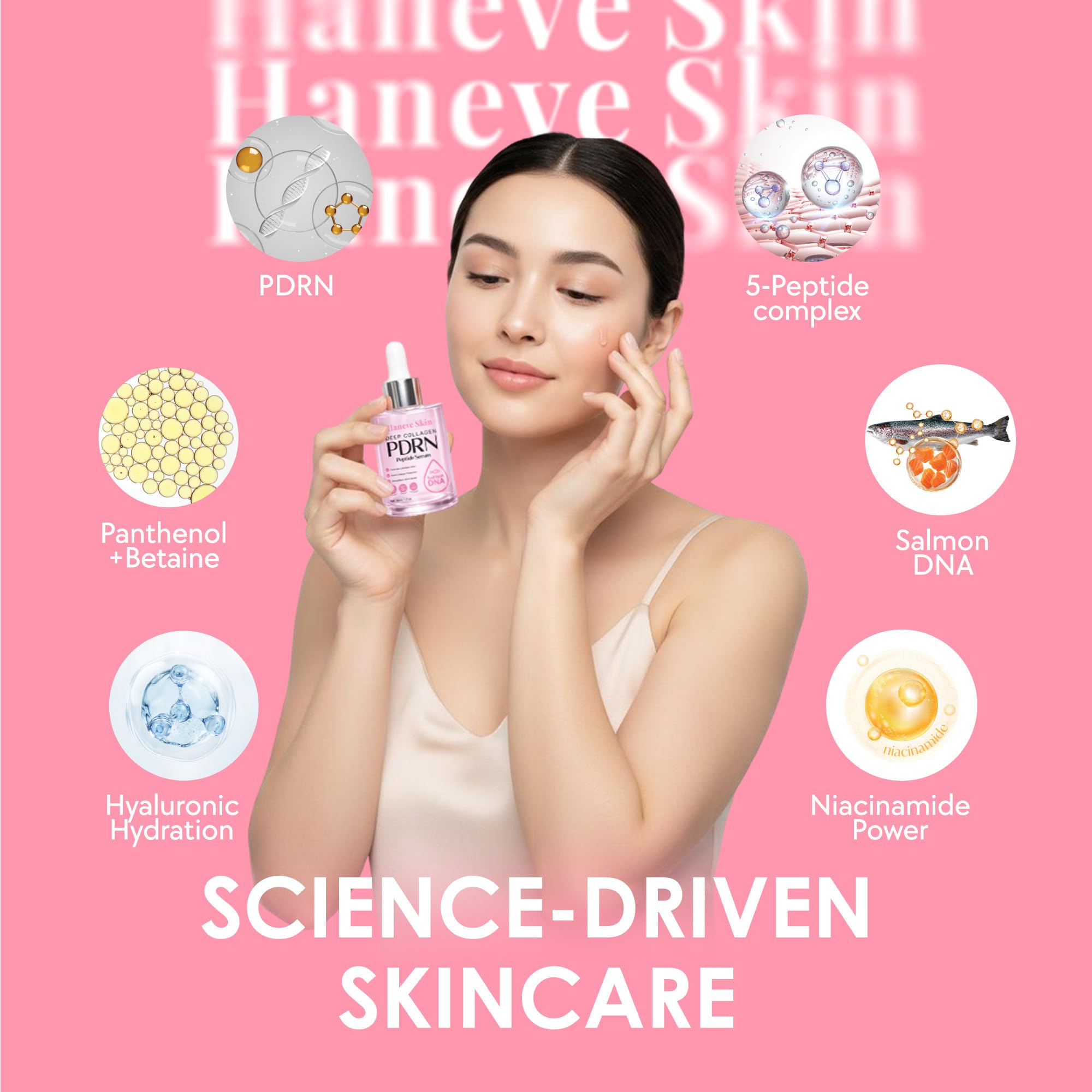 Haneve Skin barrier support with salmon DNA emphasis on moisture