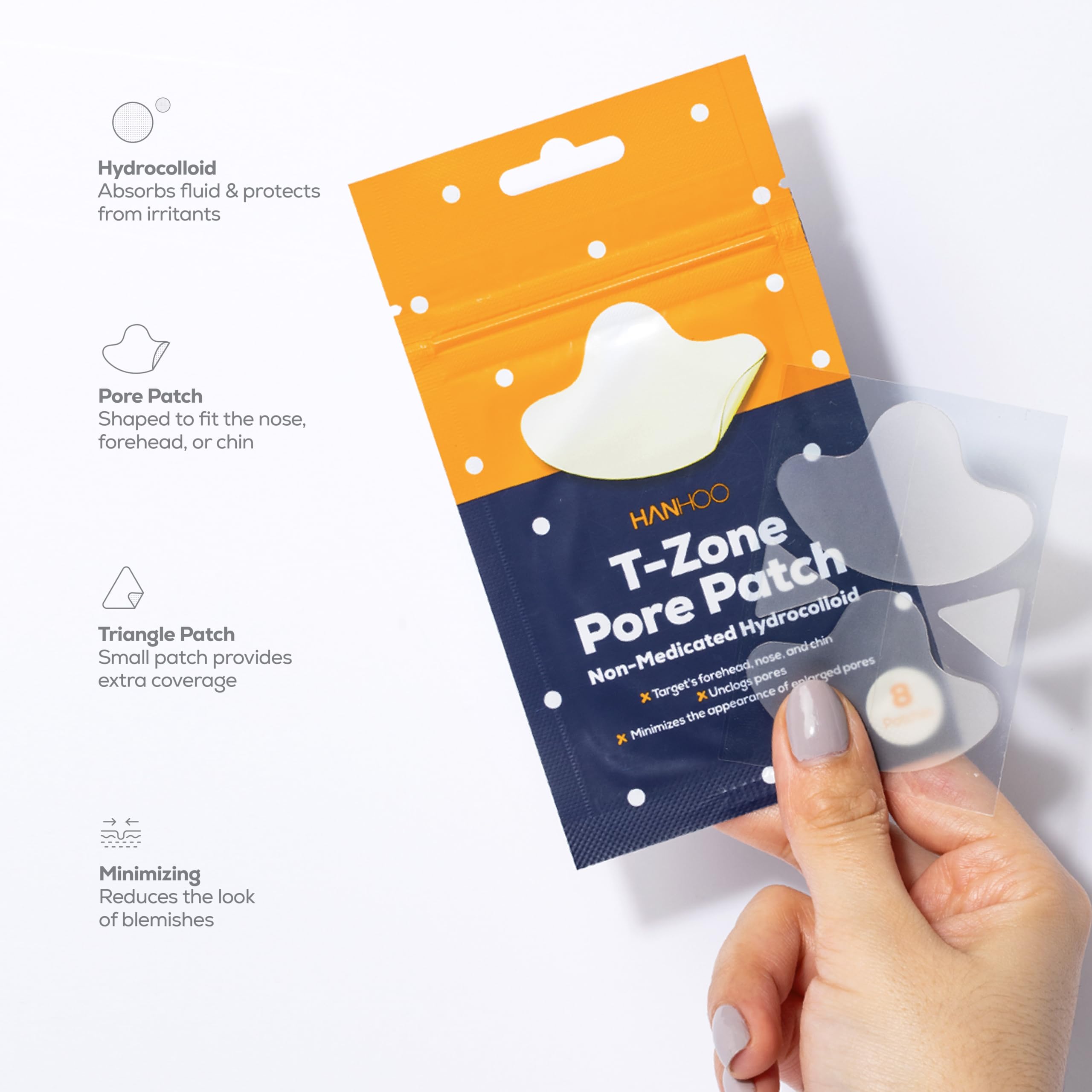 HANHOO nose patch offers quick care for oily areas.