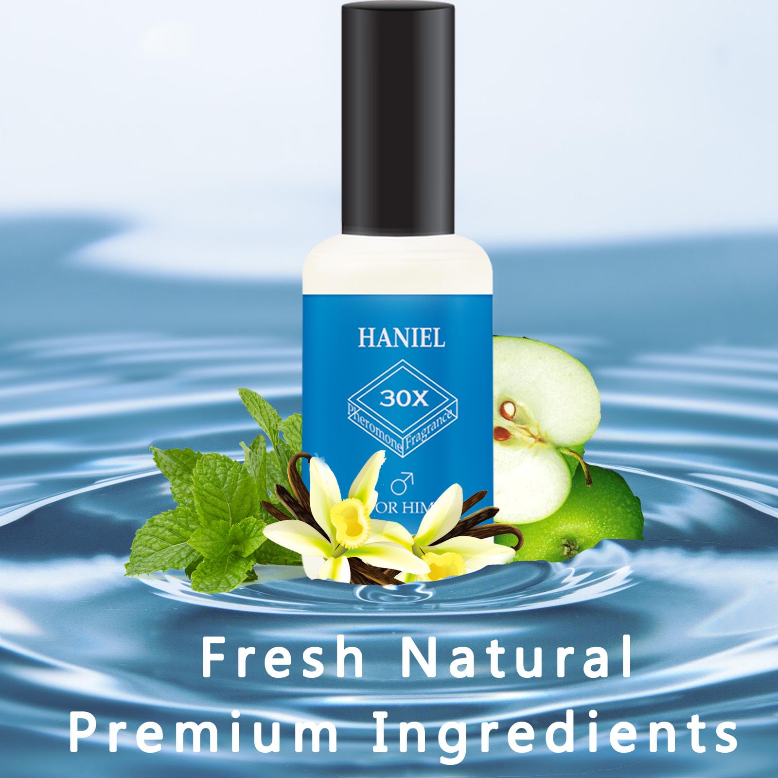 Haniel 30ml bottle with magnetic cap highlights luxury packaging and portability
