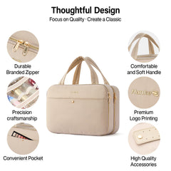 Hanke back pocket transforms into trolley strap for easy travel
