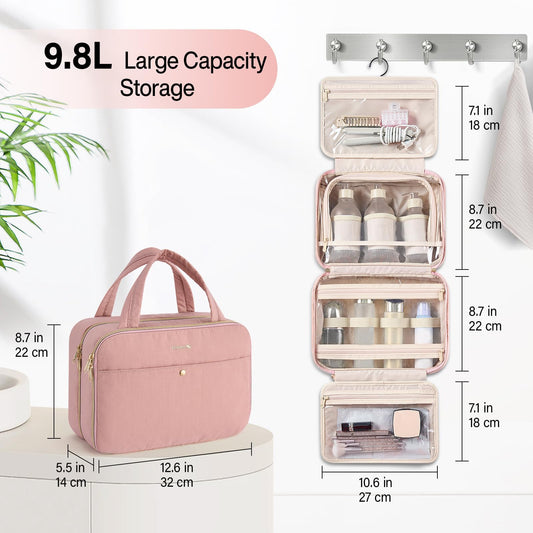 Hanke jewelry compartment detail keeps necklaces and rings tangle-free during transit.