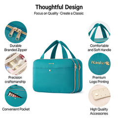Hanke bag offers mesh pockets and easy-access compartments