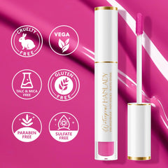 HANLADY lipstick texture with shea butter for hydrating color