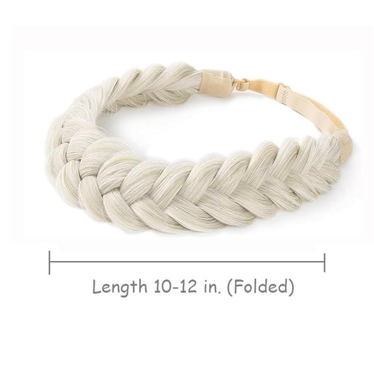 Hann braided headband long 10-12 inch weave ideal for quick updos