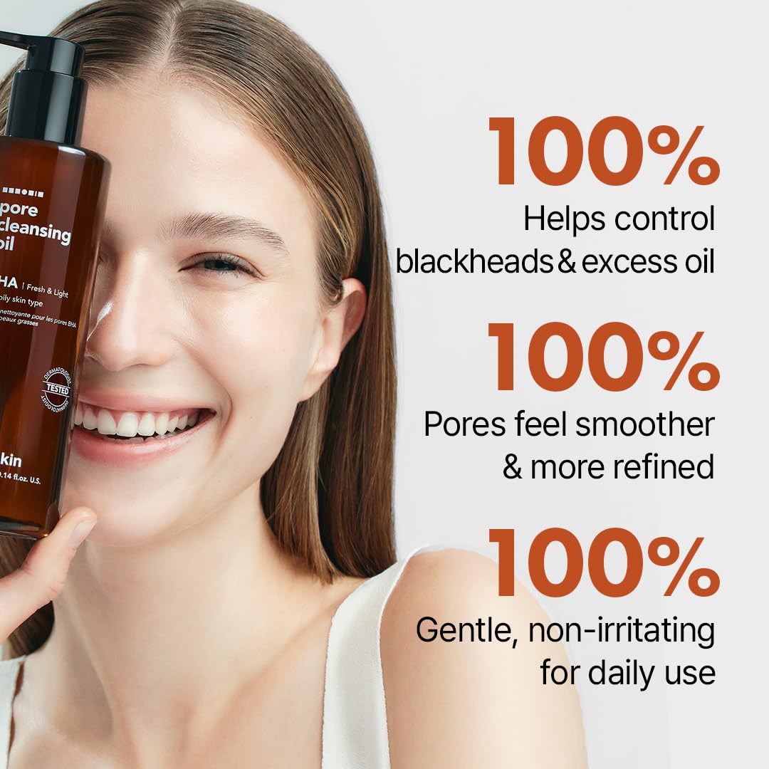 Olive and jojoba oils blend in Hanskin’s cleansing oil