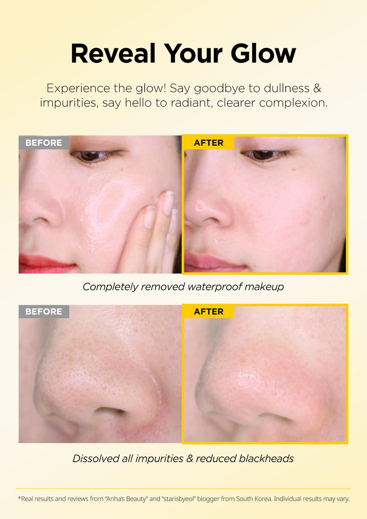Hanskin blackhead-first-cleanse-for-double-cleansing removes daily debris and impurities effectively.