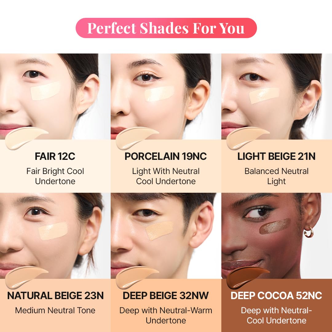 Hanskin DD Cream Foundation semi-matte finish visible on skin