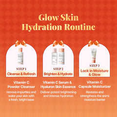 Hanskin Vitamin C routine addresses winter dryness with a refreshing feel.