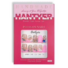 Hantyer press-on nails tools kit for easy application and shaping
