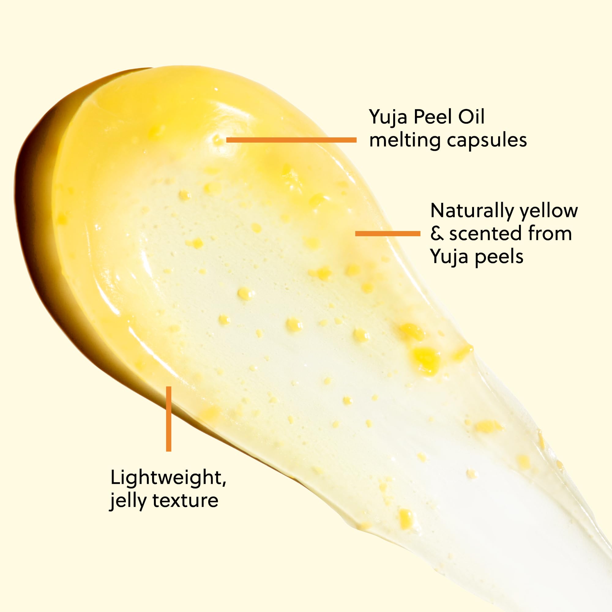 Hanyul Yuja Sleeping Mask aroma with citrusy scent during application