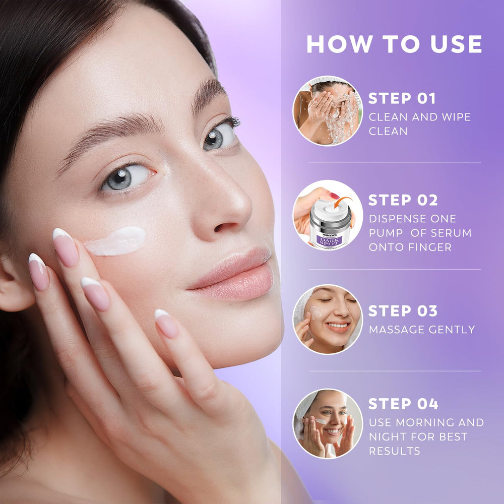 HANYWIL niacinamide vitamin E ingredients close-up signals gentle, effective formula.