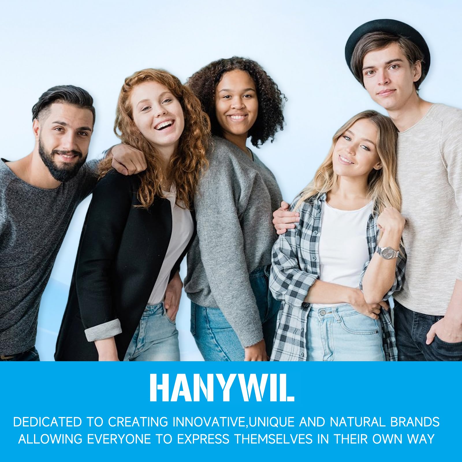 HANYWIL routine image illustrating multi-area use for face and body.