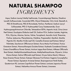 Premium natural shampoo shown for post-workout shower or daily routine.