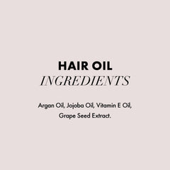 Packaging of Hanz de Fuko vegan hair and beard oil travel size 1.76 oz
