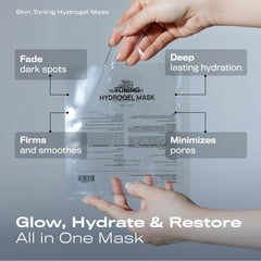 HAPA KRISTIN Glutathione Hydrogel Mask with hyaluronic acids nourishes deeply for plump skin.
