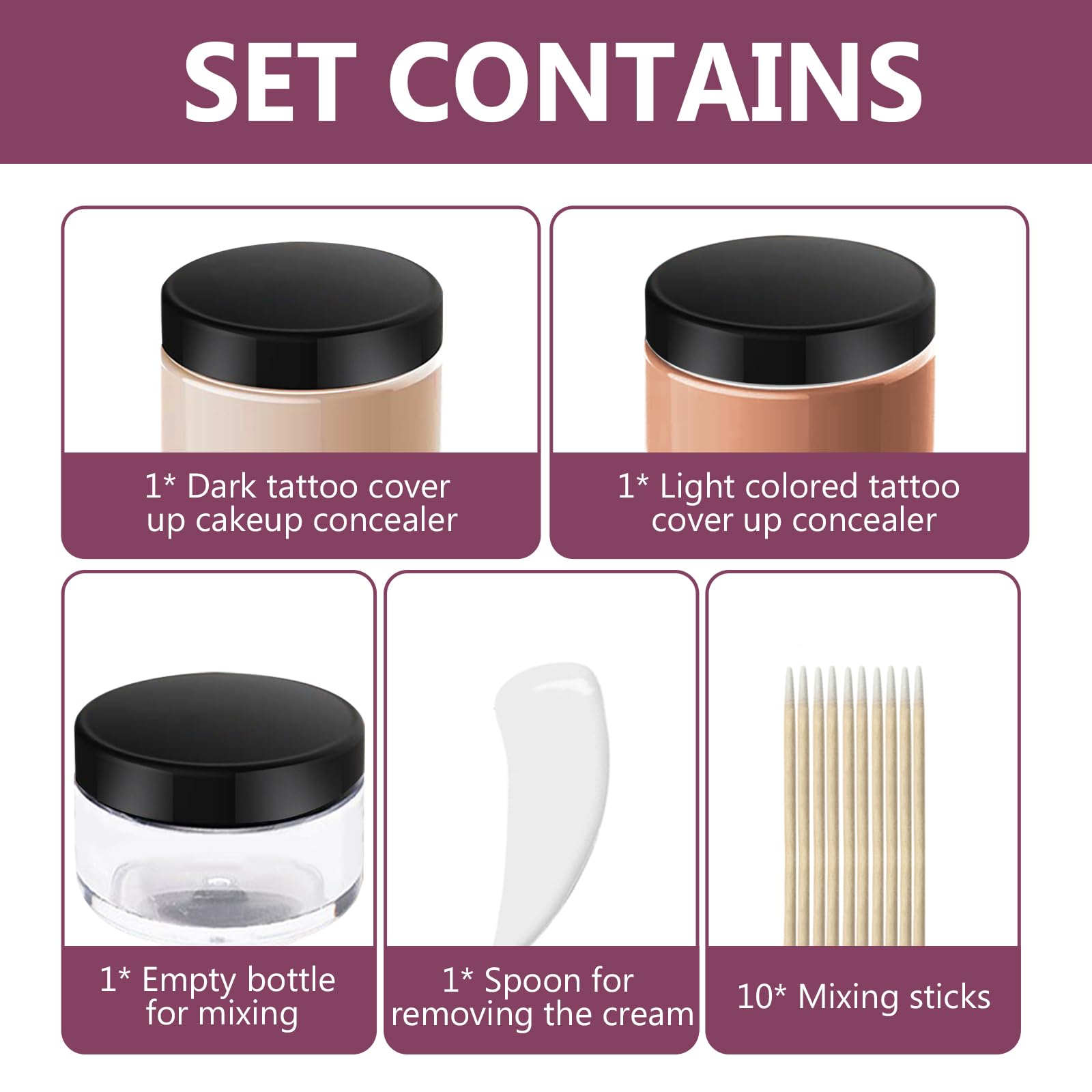 HAPIPET Tattoo Cover Up Cream compact packaging ideal for on the go touch ups