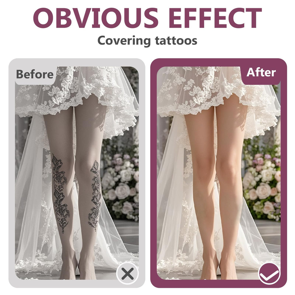 HAPIPET Tattoo Cover Up Cream mixing swatches to achieve a natural match