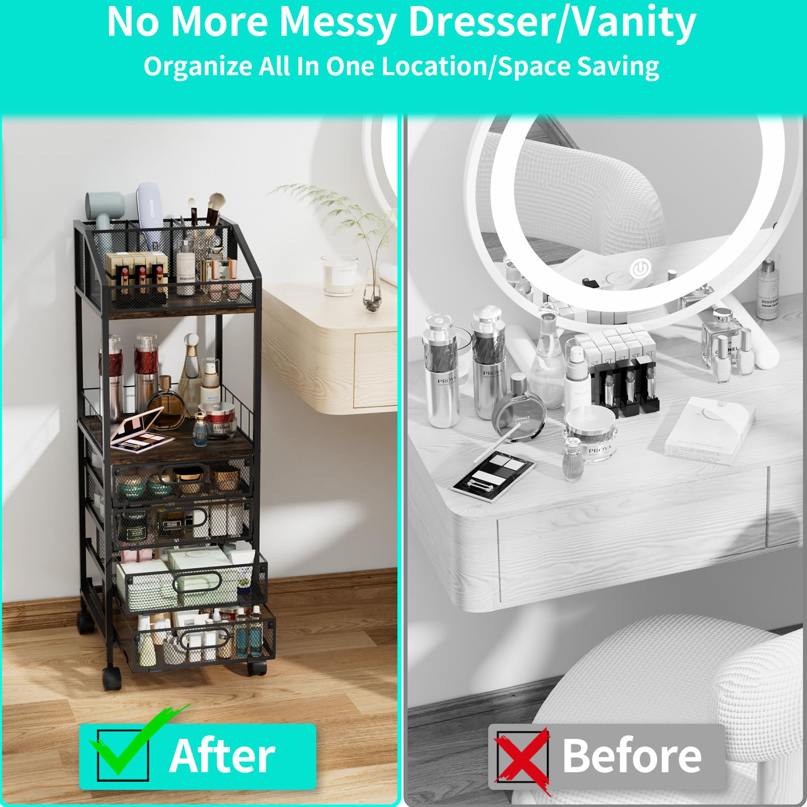HapiRm visualization mesh drawers allow seeing products at a glance
