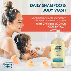 Happy Cappy in a calm bath-time routine for kids
