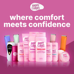 Happy Curves Comfort Puff Mini promotes comfortable, confident daily routines with talc-free powder.