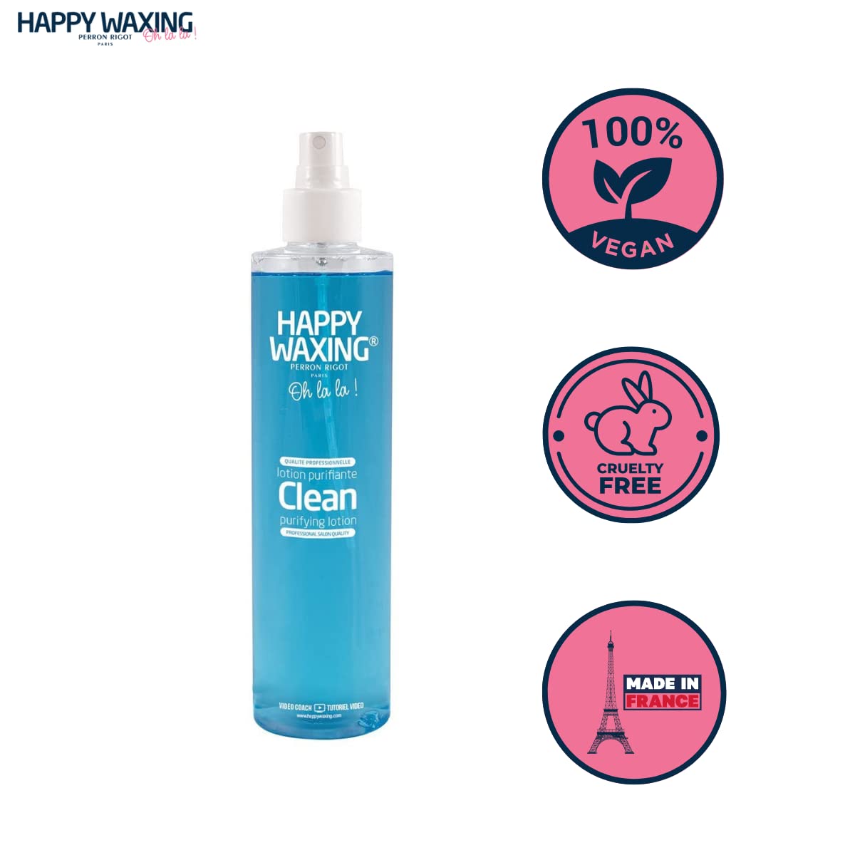 Happy Waxing skin prep before waxing