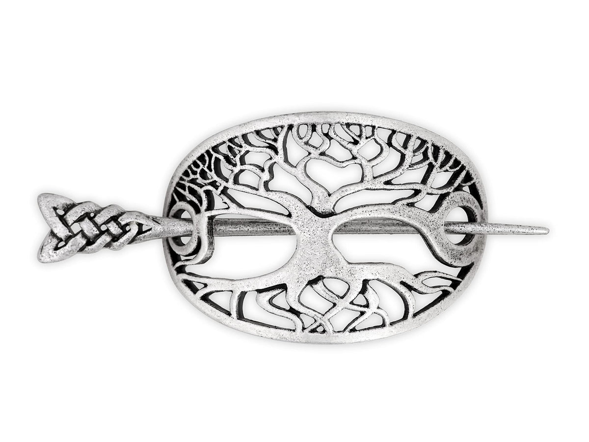 HAQUIL Celtic hairpin close-up with unity-inspired design and durable shine for daily styling.