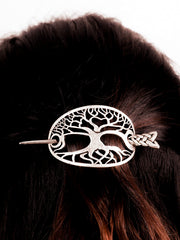 HAQUIL Celtic hairpin with zinc alloy finish resists tarnish during everyday use.