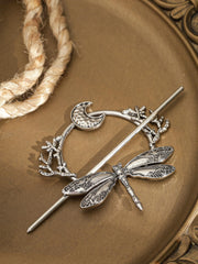 HAQUIL Dragonfly Moon Hairpin with secure clasp for all-day wear.