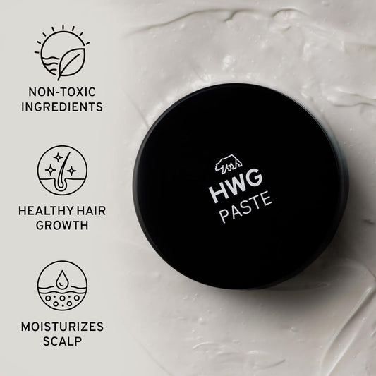 Hardworking Gentlemen Hair Paste texture swatch showing light, weightless hold.