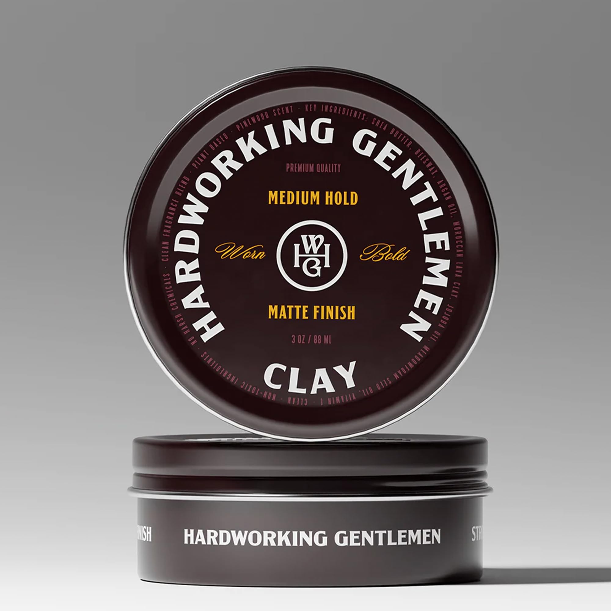 Hardworking Gentlemen formula with Moroccan lava clay for scalp care