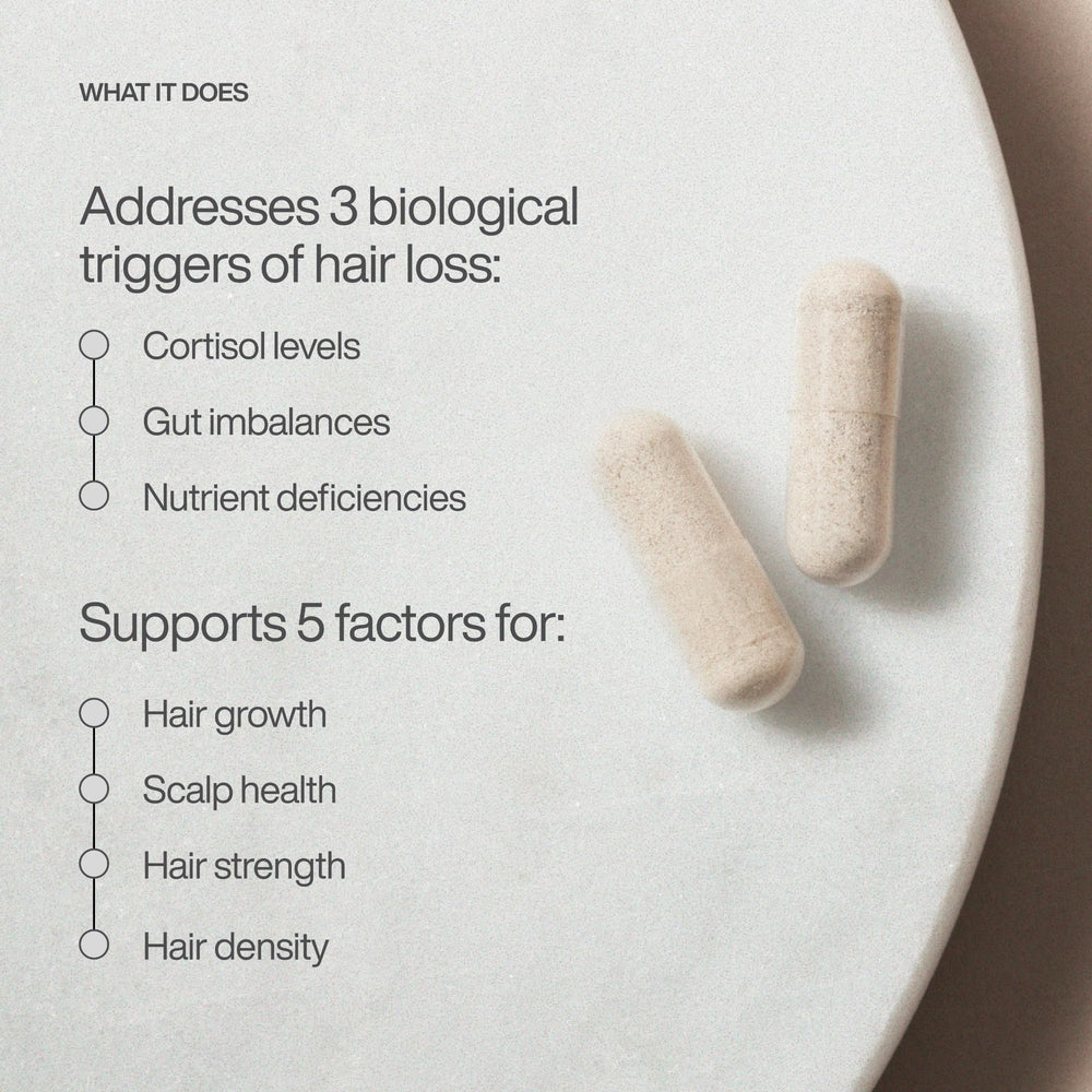 Harklinikken capsules ready for daily use to support hair strength.