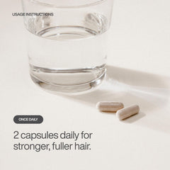 Close-up of Harklinikken label highlighting vegan, drug-free formula.