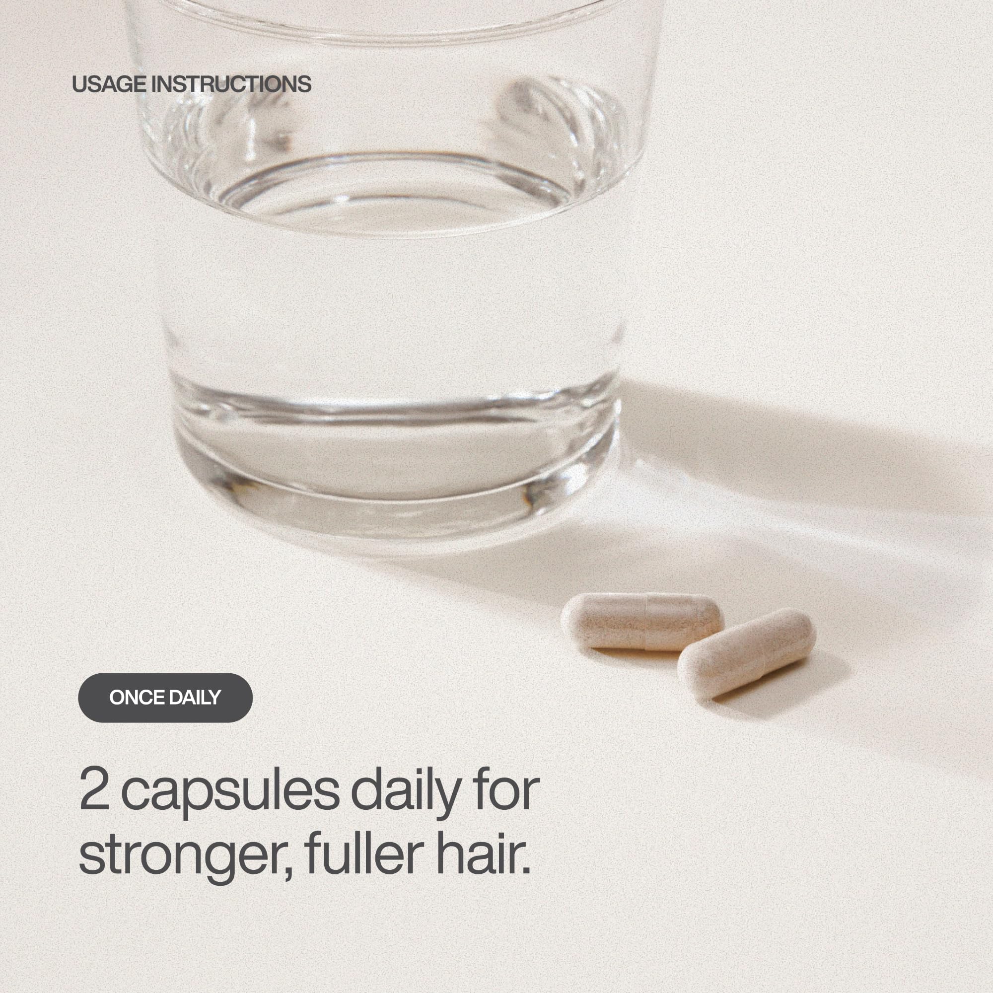 Harklinikken packaging design highlighting a science-backed hair wellness approach.